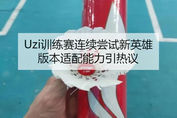 Uzi训练赛连续尝试新英雄版本适配能力引热议